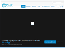Tablet Screenshot of peekinternational.com